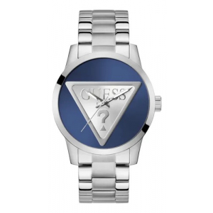 Reloj Guess Badge 44mm Plateado/Azul