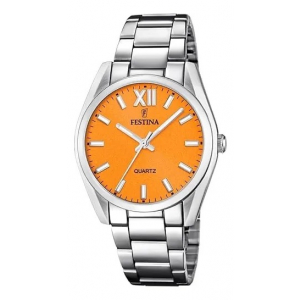 Reloj Festina Boyfriend 36mm Plateado/Naranja