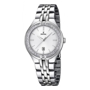 Reloj Festina Mademoiselle Crystal 32.5mm Plateado