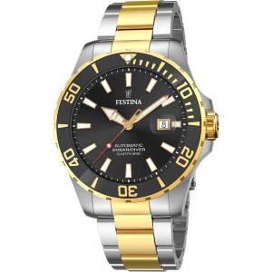 Reloj Festina Automatic 44mm Plateado/Dorado/Negro