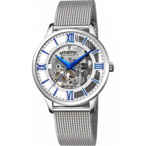 Reloj Festina Automatic 41.5mm Plateado/Azul