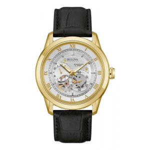 Reloj Bulova Wilton 40mm Dorado/plateado/negro Negro Dorado Plateado