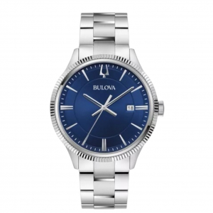 Reloj Bulova Classic Misc 42mm Plateado/Azul Marino