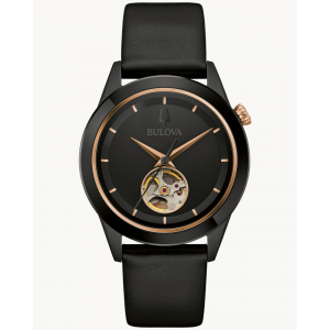 Reloj Bulova Automatic 40mm Milenia Negro/Dorado