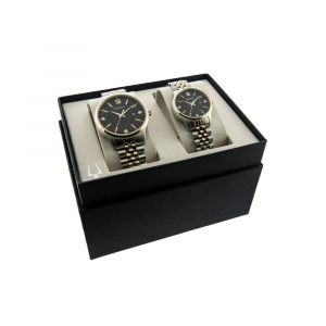 Combo 2 Relojes Bulova Diamante Dorado/Plateado/Negro