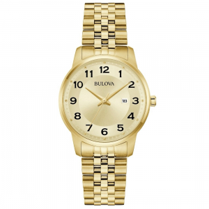 Reloj Bulova Classic Dress 30mm Cuarzo Dorado