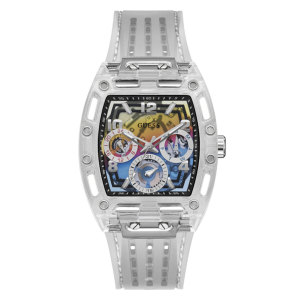 Reloj Guess Phoenix 44mm Plateado/Rainbow