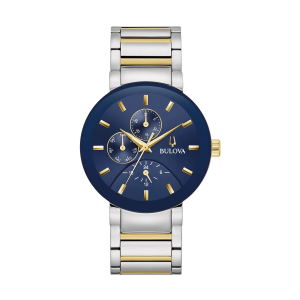 Reloj Bulova Futuro 40mm Plateado/Dorado/Azul