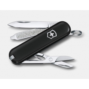 Navaja Classic Sd Negro 7 Funciones Victorinox