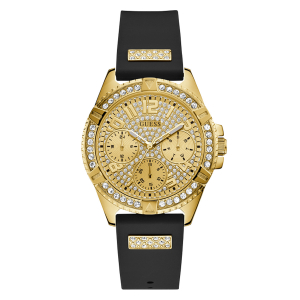 Reloj Guess Lady Frontier Crystal 35mm Dorado/Negro