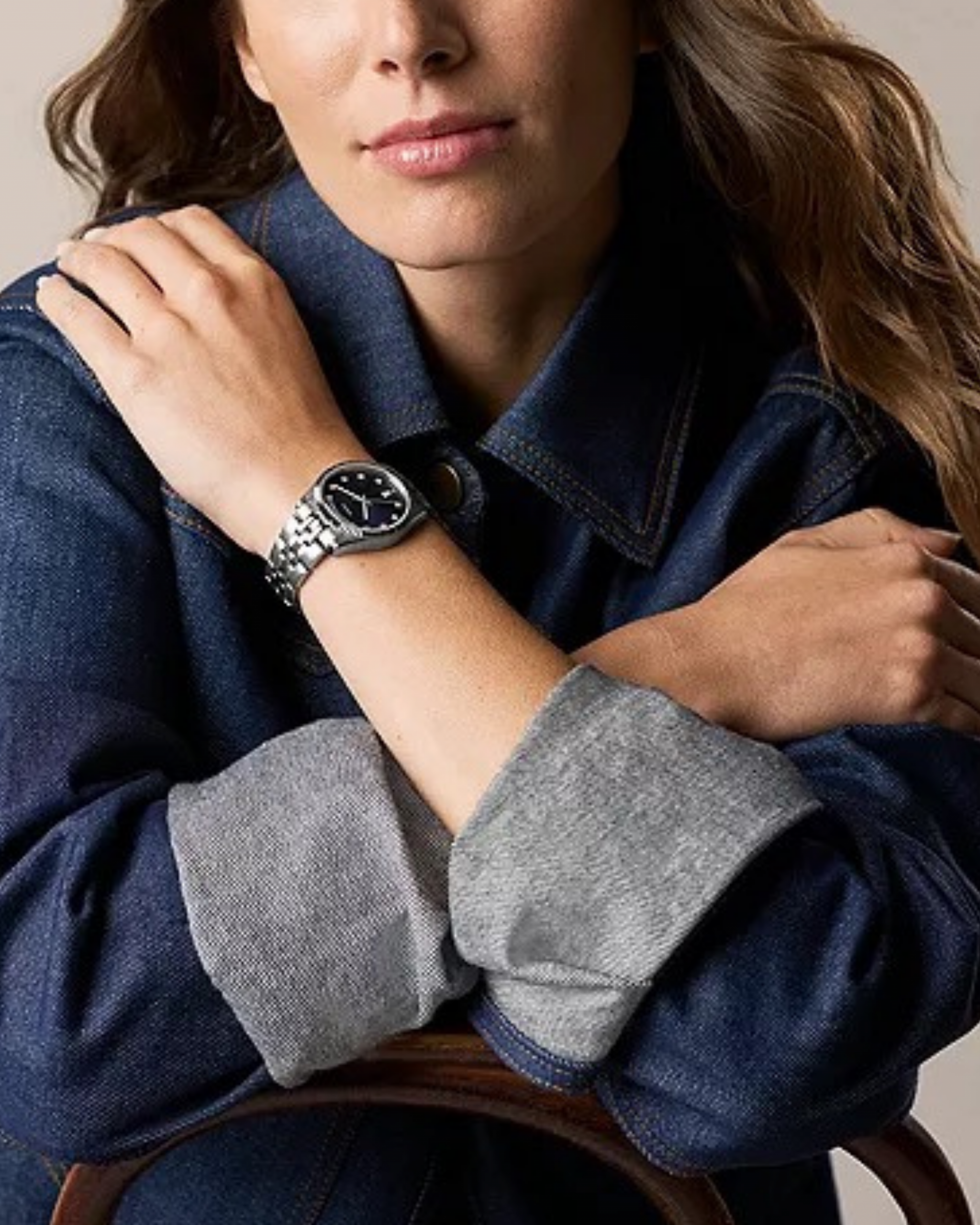 ES5457.1 RELOJ FOSSIL PLATA AZUL MUJER