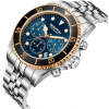 WQMA.PWG930.500 RELOJ QUANTUM CABALLERO AZUL PLATEADO NEGRO .4