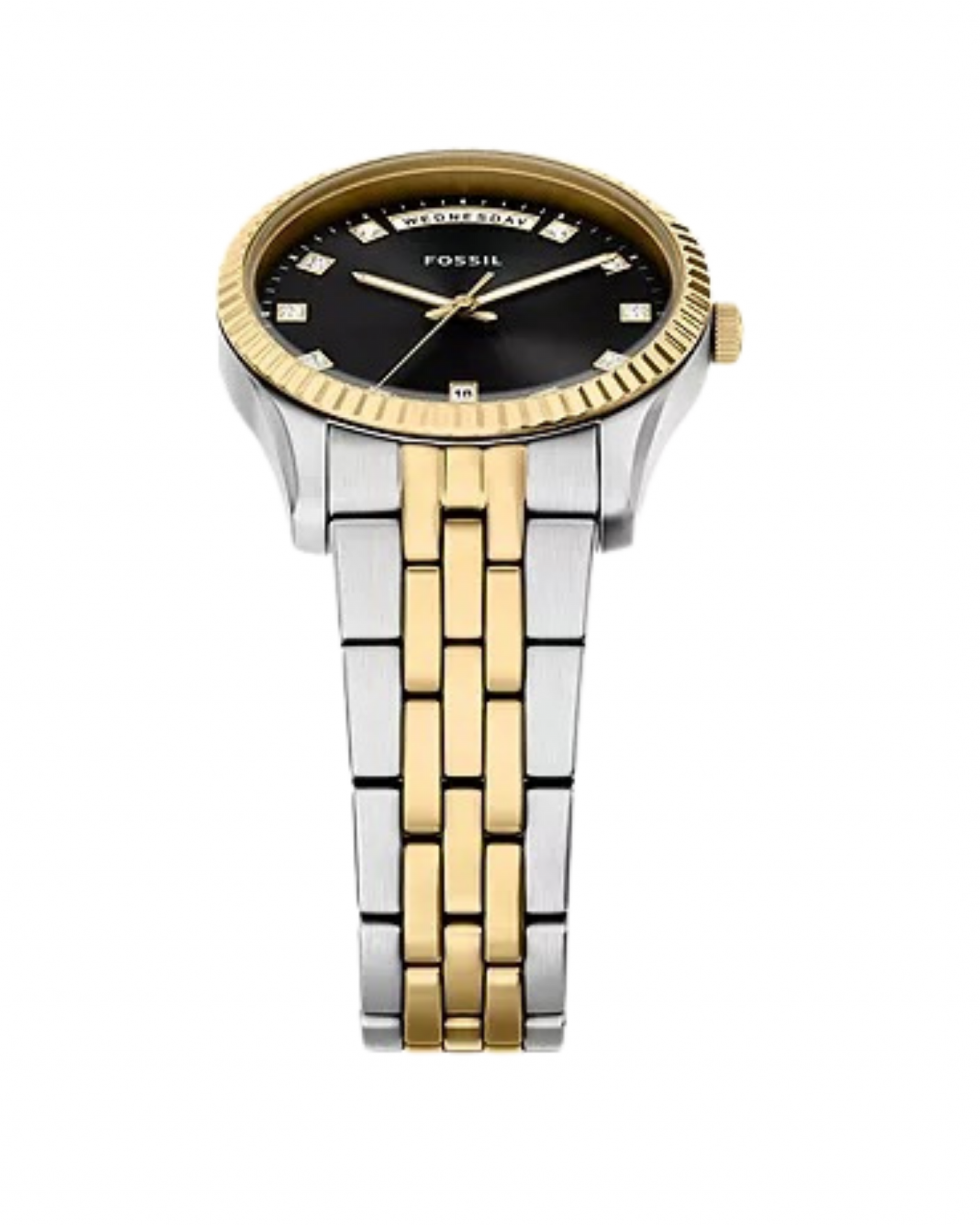 ES5458.4 RELOJ FOSSIL PLATA DORADO NEGRO MUJER