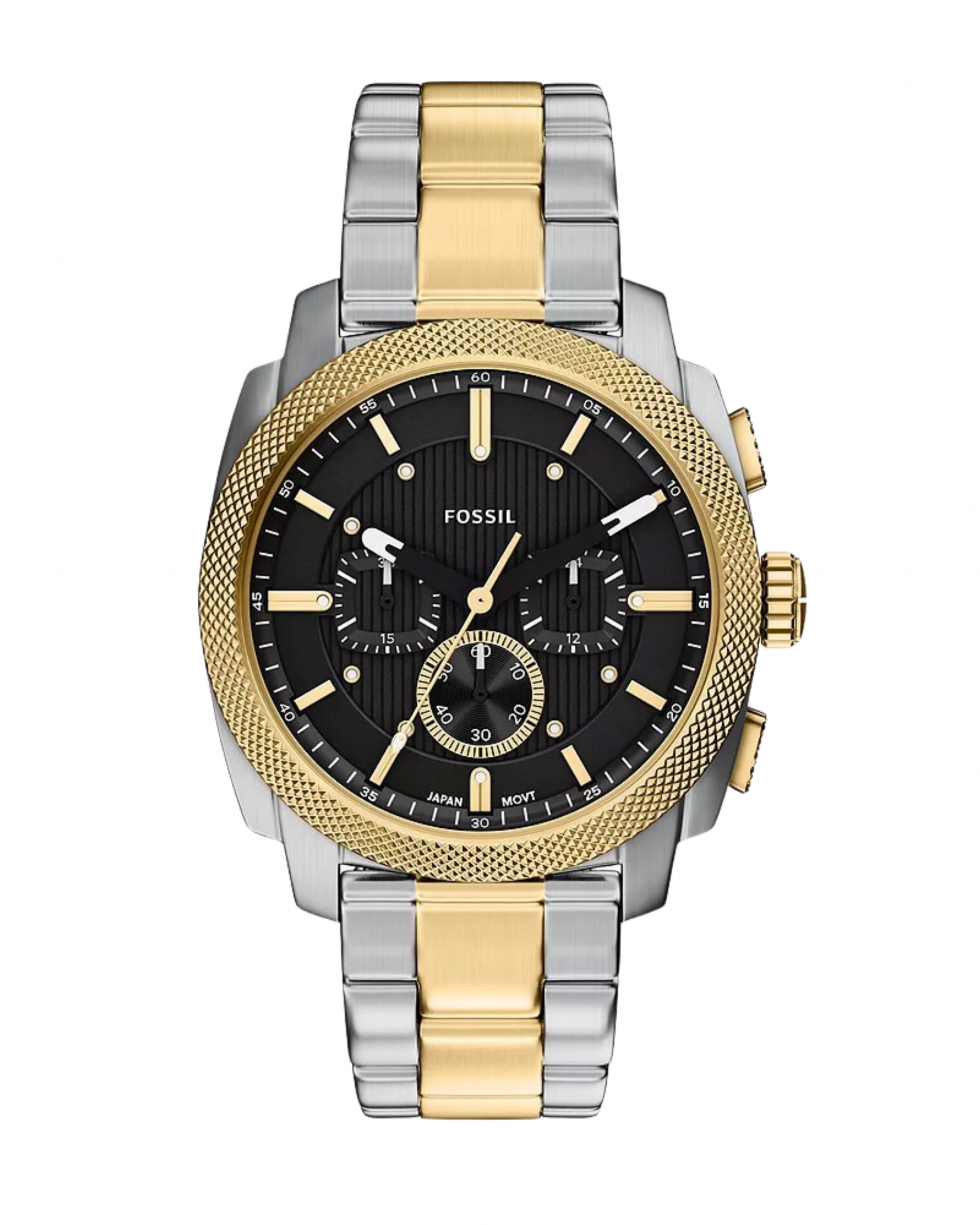 FS6159 RELOJ FOSSIL PLATA DORADO NEGRO HOMBRE