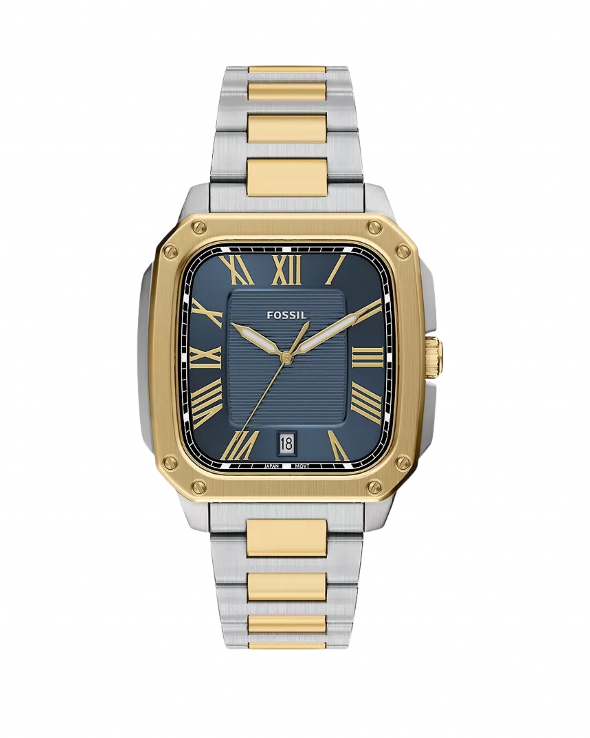FS6161. RELOJ FOSSIL PLATA DRADO HOMBRE