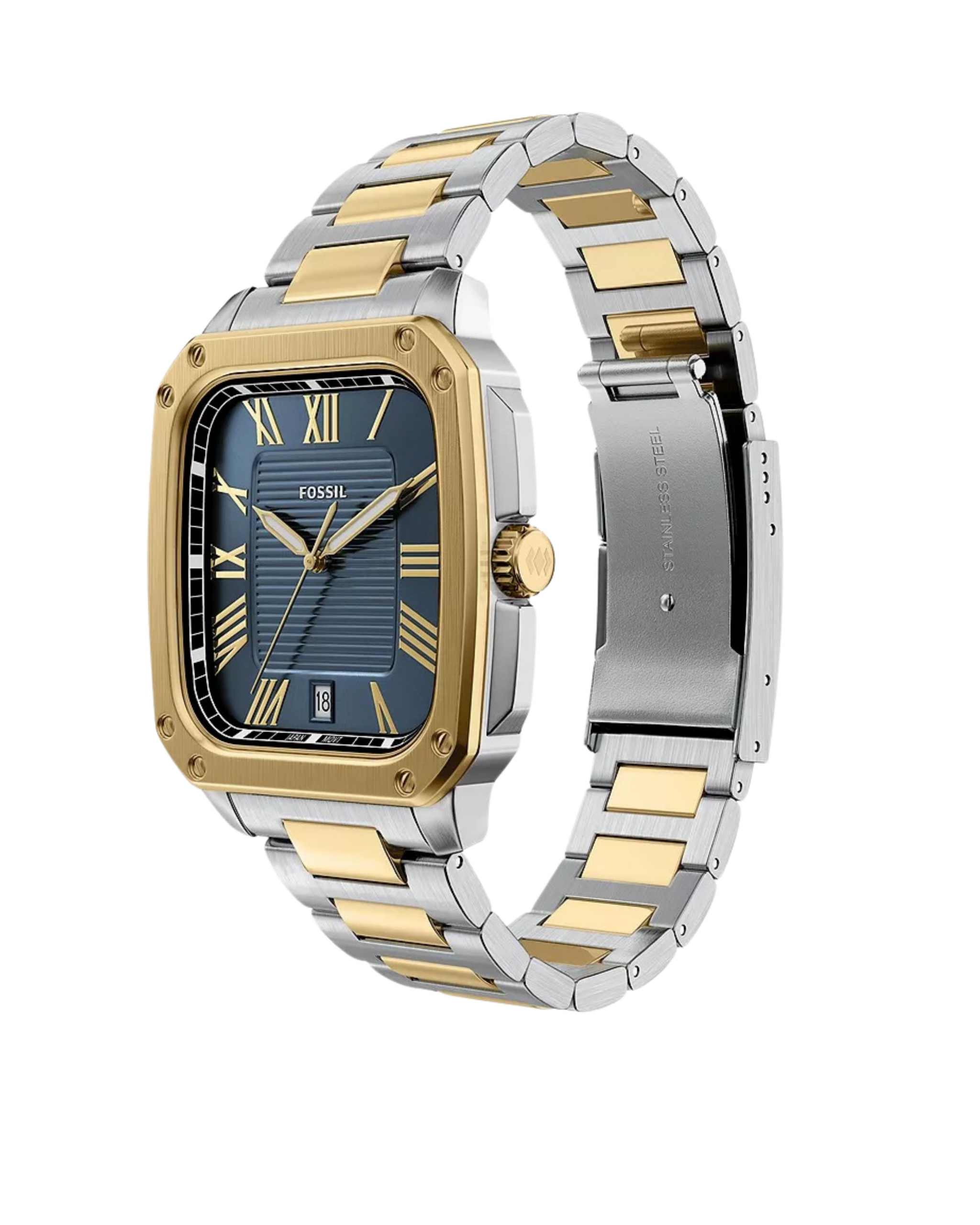 FS6161.6 RELOJ FOSSIL PLATA DORADO HOMBRE