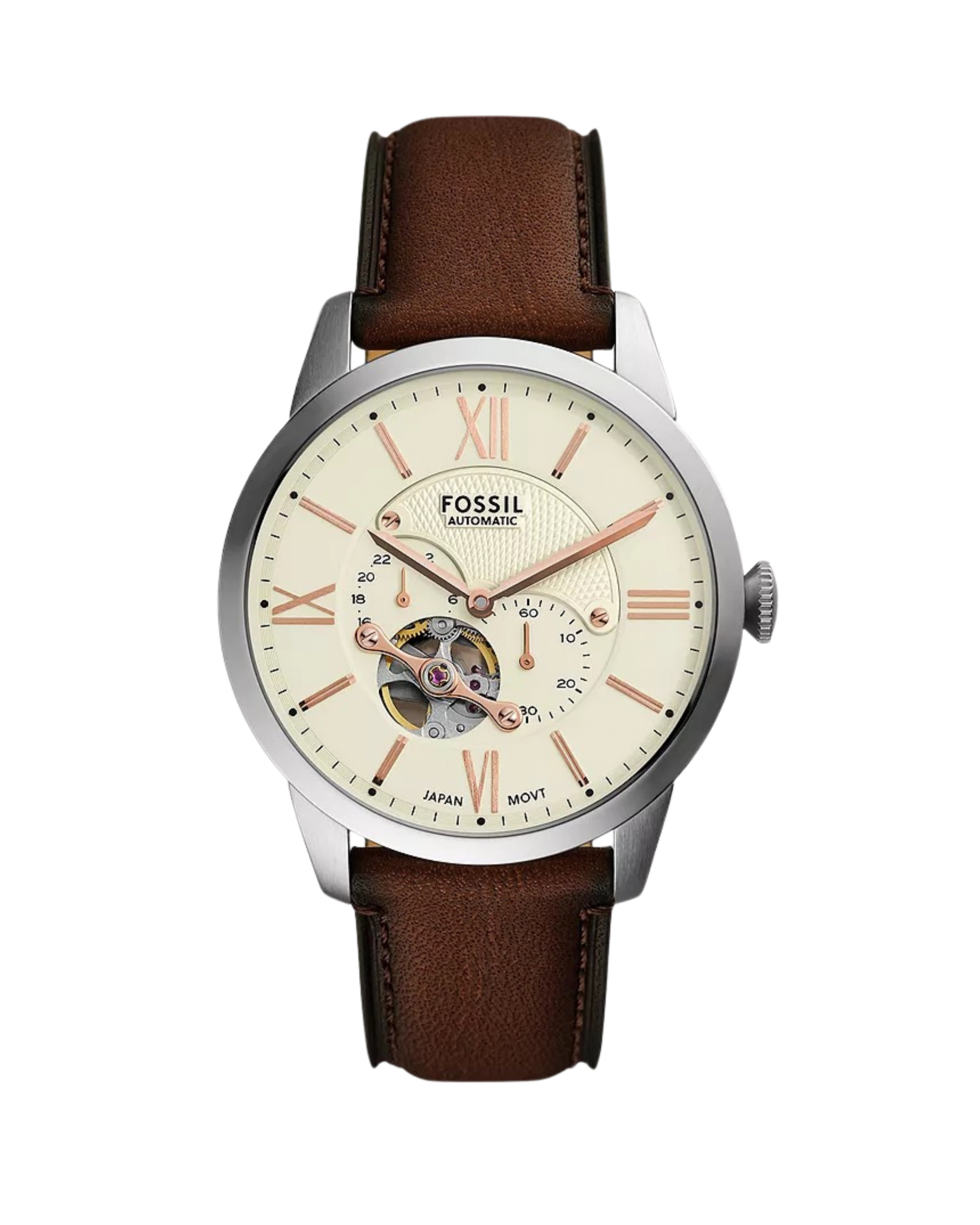 ME3266 RELOJ FOSSIL CAFE PLATA HOMBRE