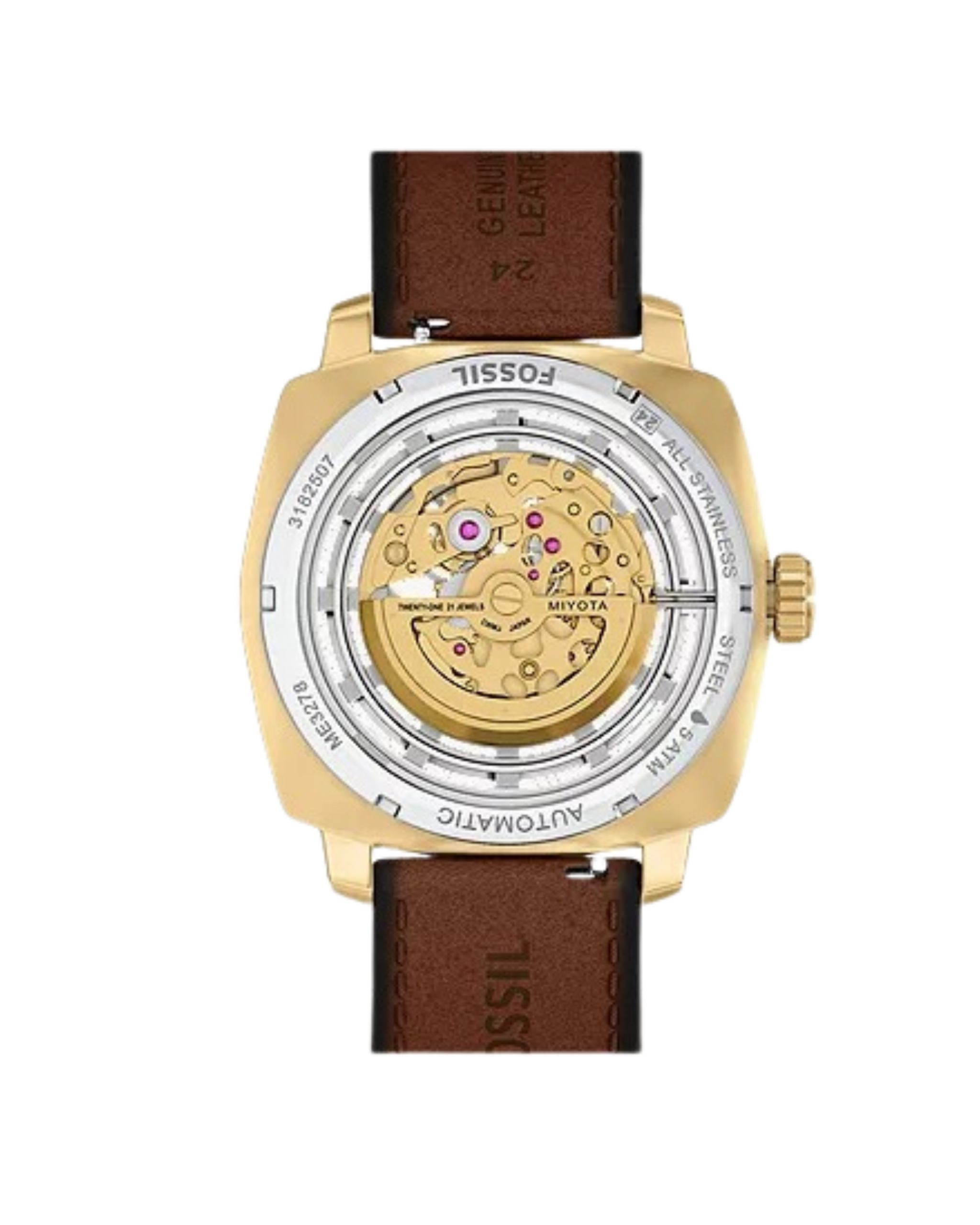ME3278.5 RELOJ FOSSIL CAFE DORADO HOMBRE