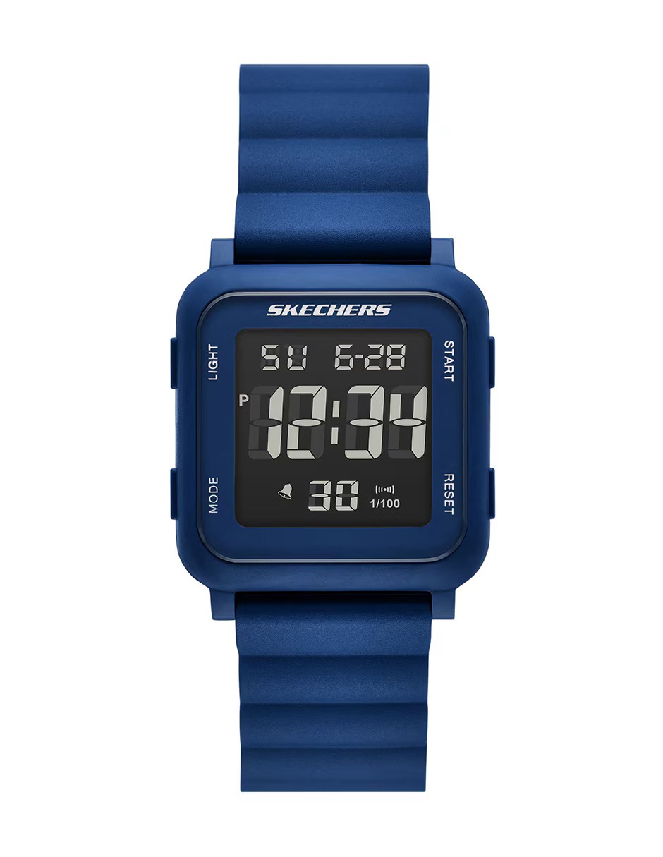 SR1195 RELOJ SKECHERS CABALLERO AZUL NEGRO .1