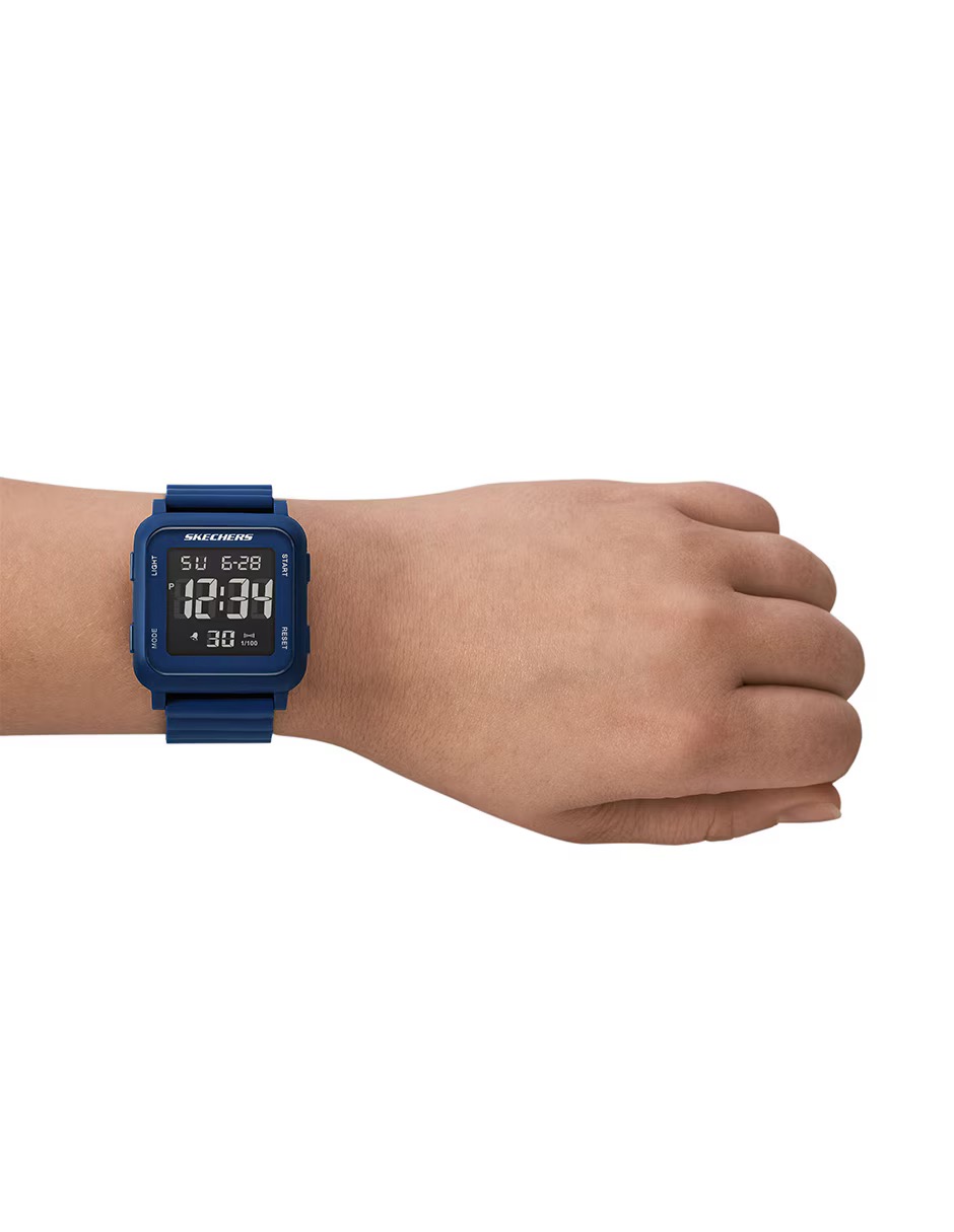 SR1195 RELOJ SKECHERS CABALLERO AZUL NEGRO .4