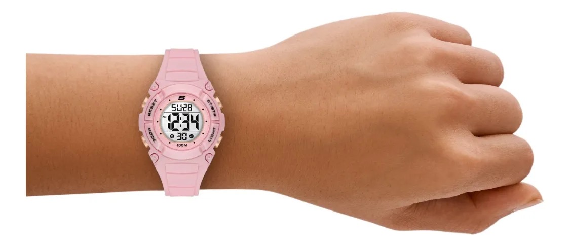 SR2164 RELOJ SKECHERS DAMA ROSA NEGRO .5