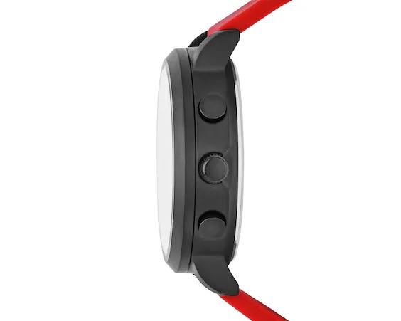SR5073 RELOJ SKECHERS CABALLERO NEGRO ROJO .4