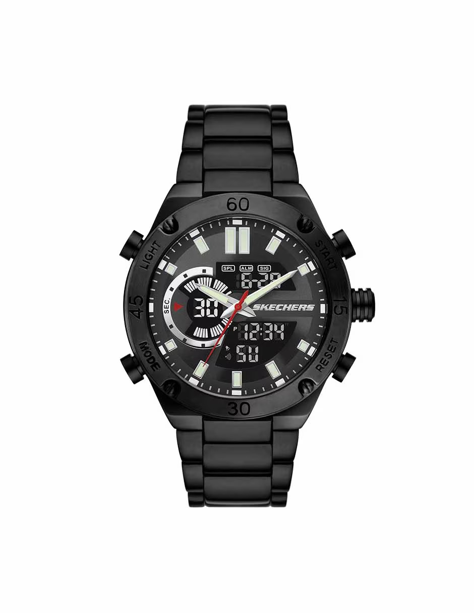 SR5158 RELOJ SKECHERS CABALLERO NEGRO BLANCO.1