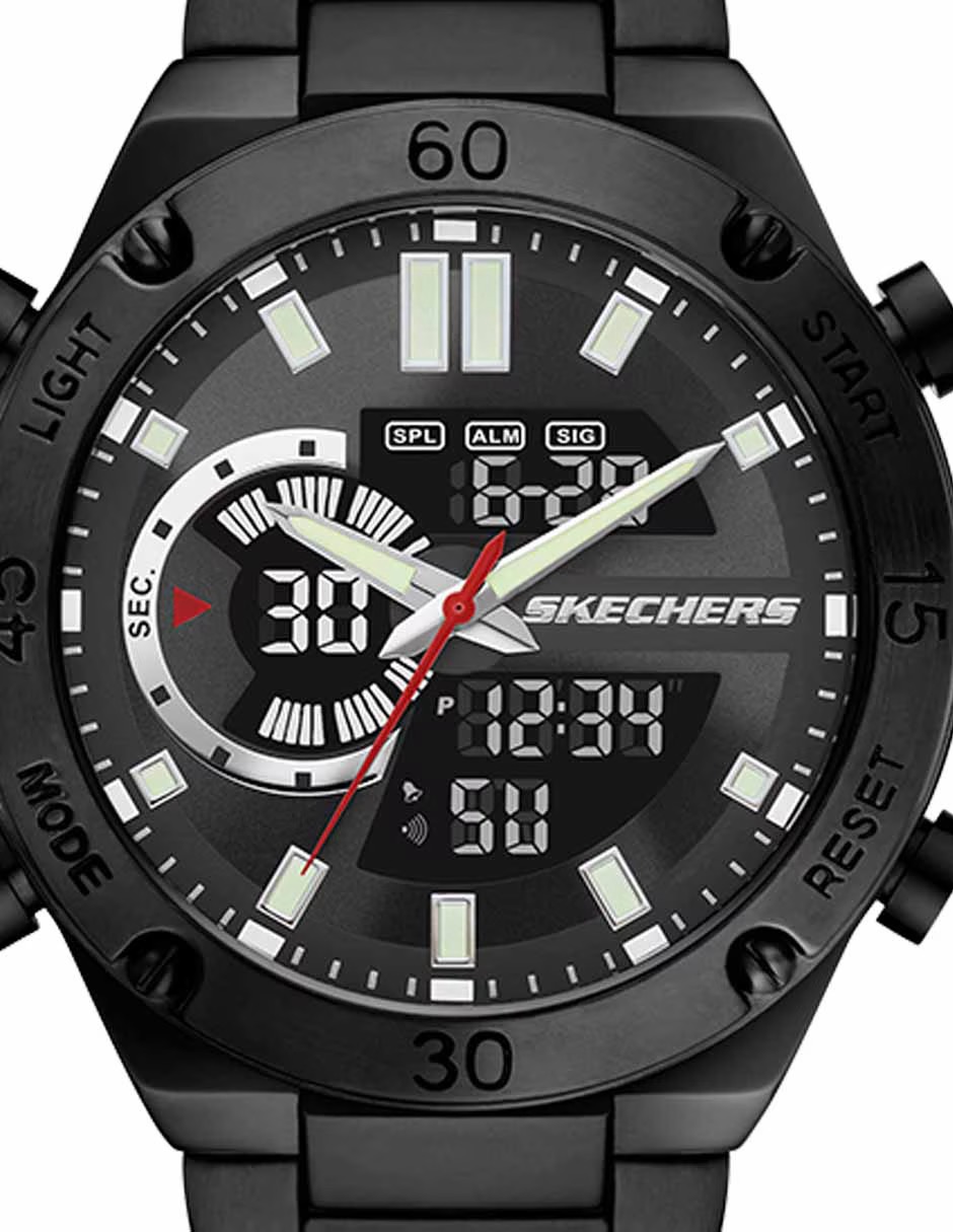 SR5158 RELOJ SKECHERS CABALLERO NEGRO BLANCO.3