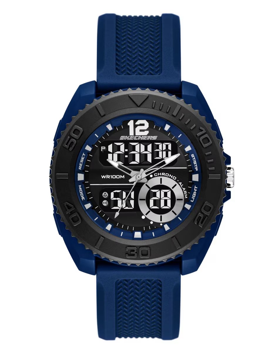 SR5242 RELOJ SKECHERS CABALLERO AZUL NEGRO .3