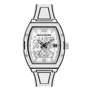 Reloj Skechers Cuarzo Mezcla de metariales 46mm Blanco