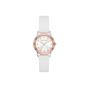 Reloj Skechers Cuarzo Silicona 30mm Blanco/Dorado