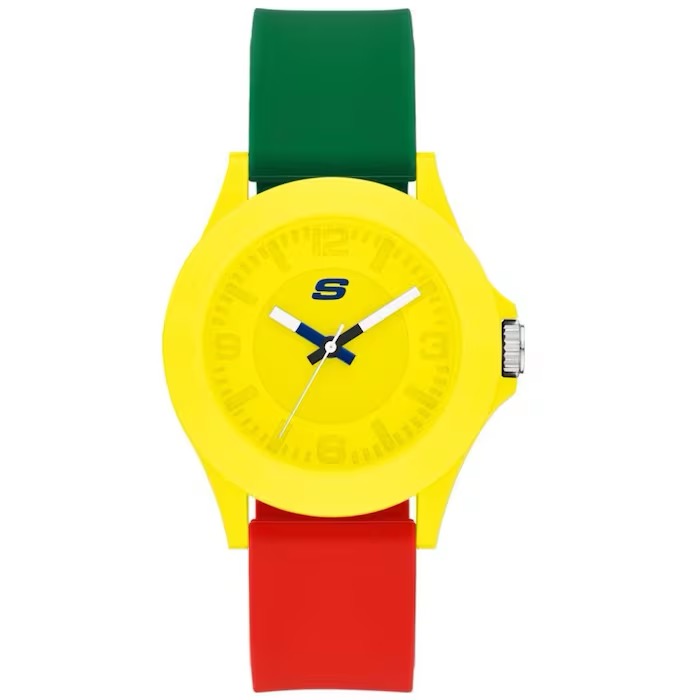 SR6364 RELOJ SKECHERS UNISEX VERDE AMARRILLO ROJO.1
