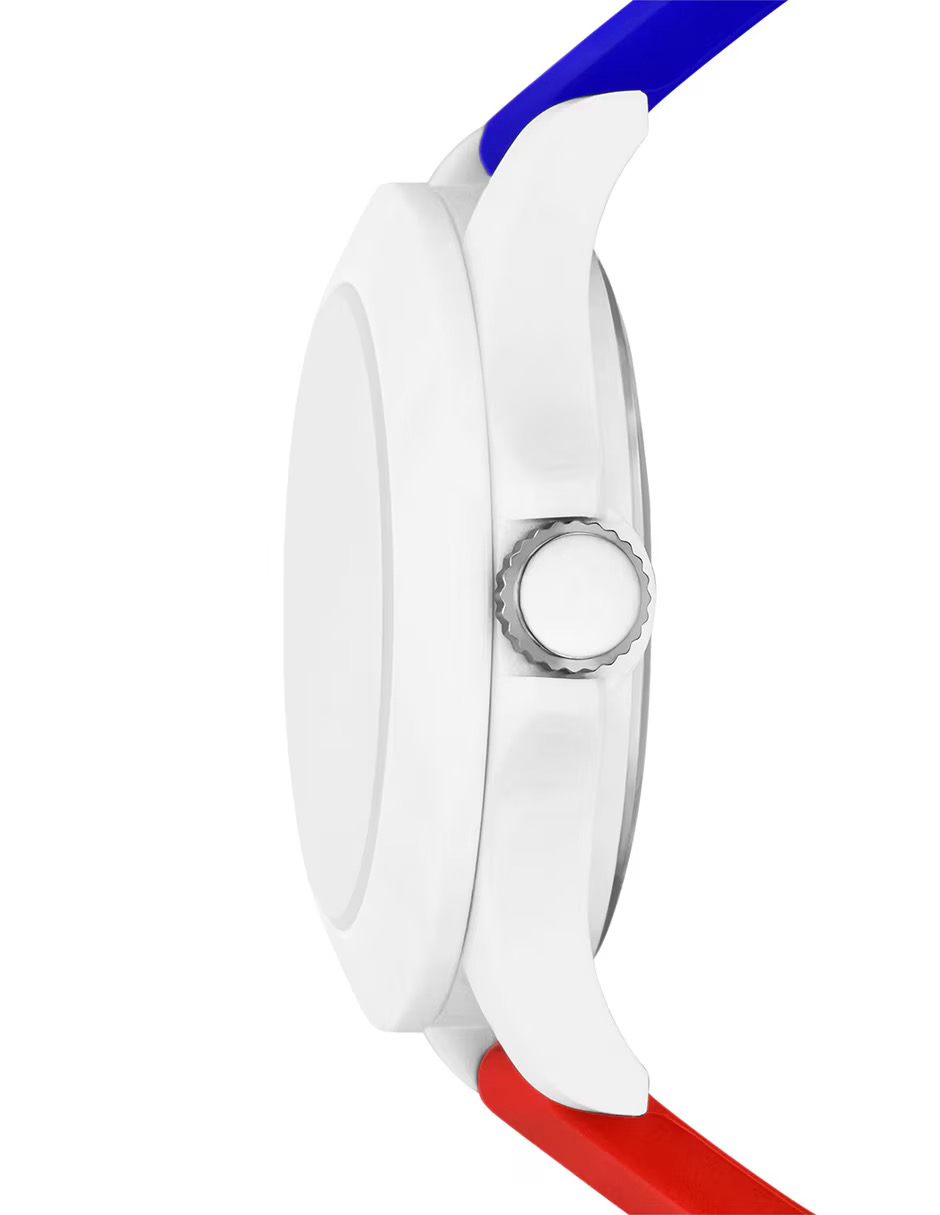 SR6365 RELOJ SKECHERS UNISEX AZUL BLANCO ROJO .2