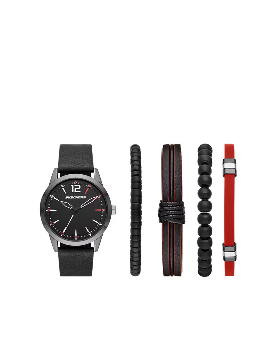 SR9066 RELOJ SKECHERS CABALLERO NEGRO .3