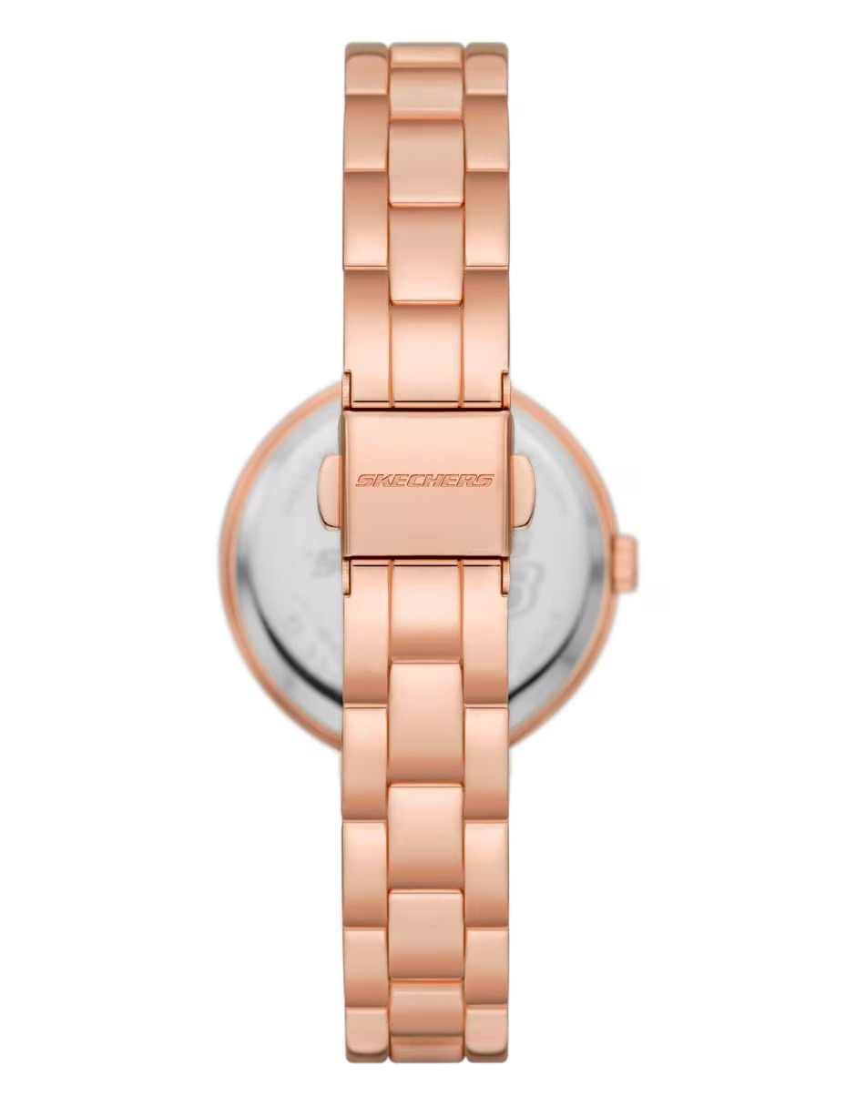 SR9079 RELOJ SKECHERS DAMA ORO ROSA.4