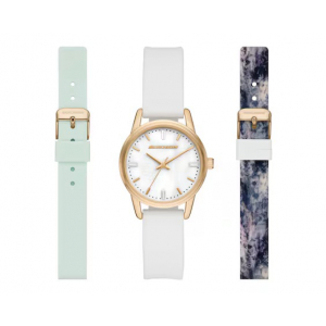 Reloj Skechers Cuarzo Silicona 30mm Blanco/Celeste/Marmoleado