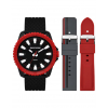 SR9105 RELOJ SKECHERS CABALLERO NEGRO ROJO .3