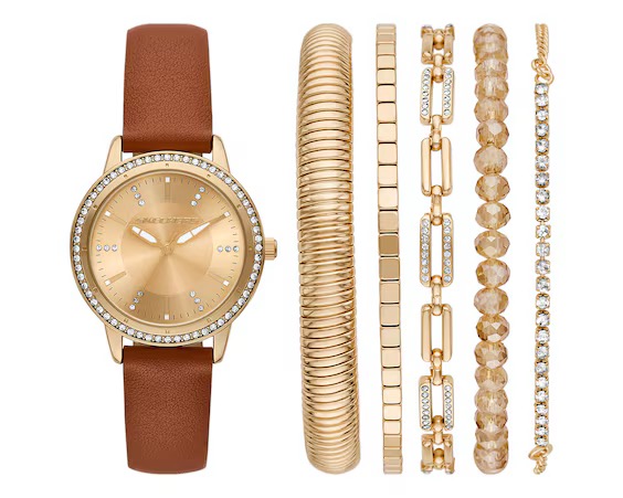SR9126 RELOJ SKECHERS DAMA DORADO CAFE .3