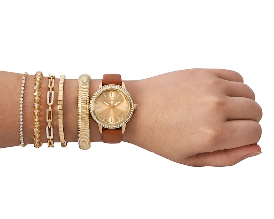 SR9126 RELOJ SKECHERS DAMA DORADO CAFE .5