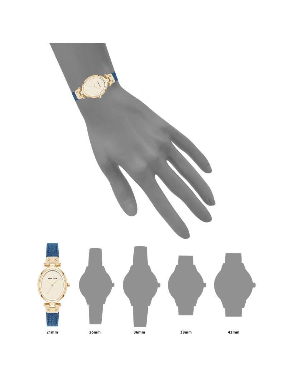 WKWH.AK5468CHBL RELOJ ANNE KLIEN DAMA AZUL DORADO.3