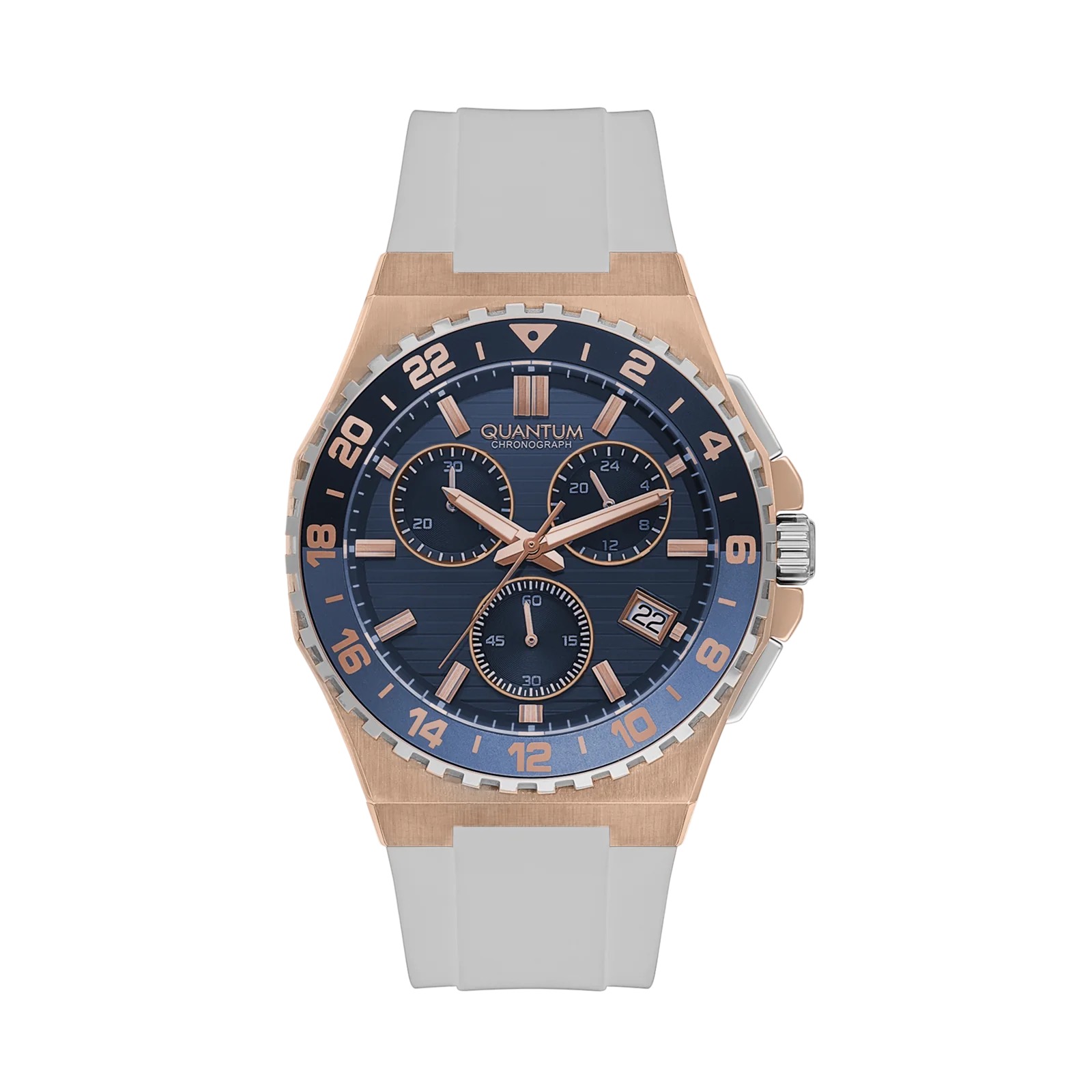 WQMH.PWG1147.593 RELOJ QUANTUM CABALLERO AZUL BLANCO .2