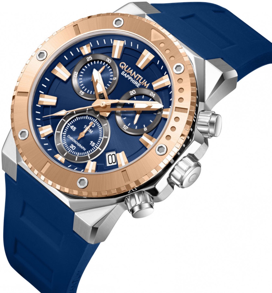 wqmh.hng1232.599 reloj quantum caballero AZUL DORADO PLATEADO .1