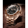 97B215 RELOJ BULOVA CABALLERO ORO ROSA NEGRO MONETRREY ANYV COLLECTIONS .3
