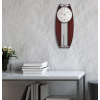 C4896 RELOJ BUOVA DE PARED CAFE BLANCO MONTERREY ANYV COLLECTIONS .2