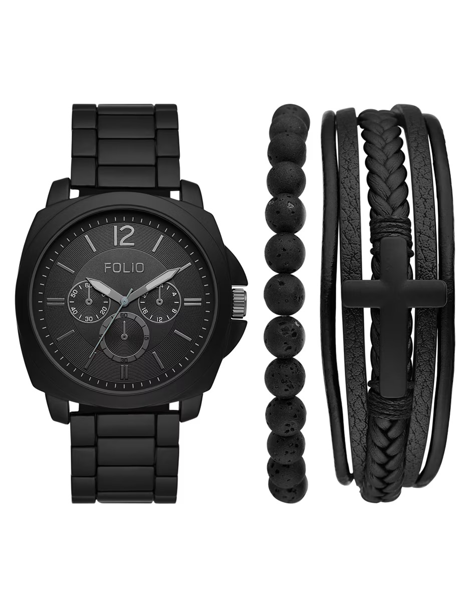 FMDFL6051 RELOJ FOLIO CABALLERO NEGRO MONTERREY .3