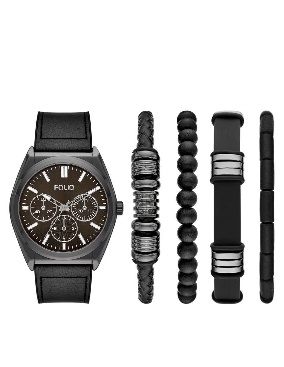 FMDFL6073 RELOJ FOLIO CABALLERO NEGRO MONTERREY ANYV COLLECTIONS .1