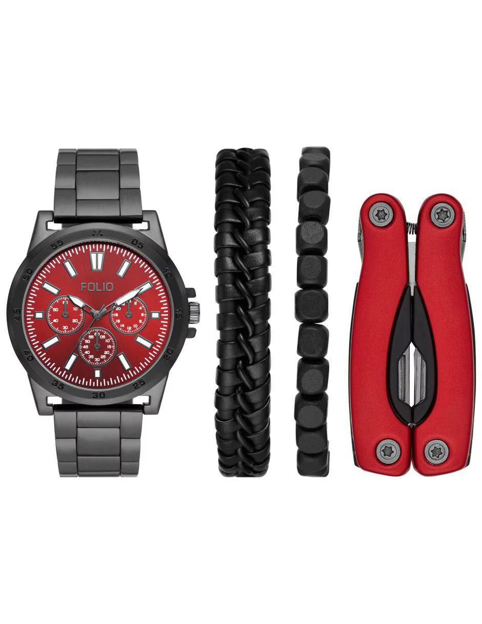 FMDFL6047 RELOJ FOLIO CABALLERO NEGRO MONTERREY ANYV COLLECTIONS .2