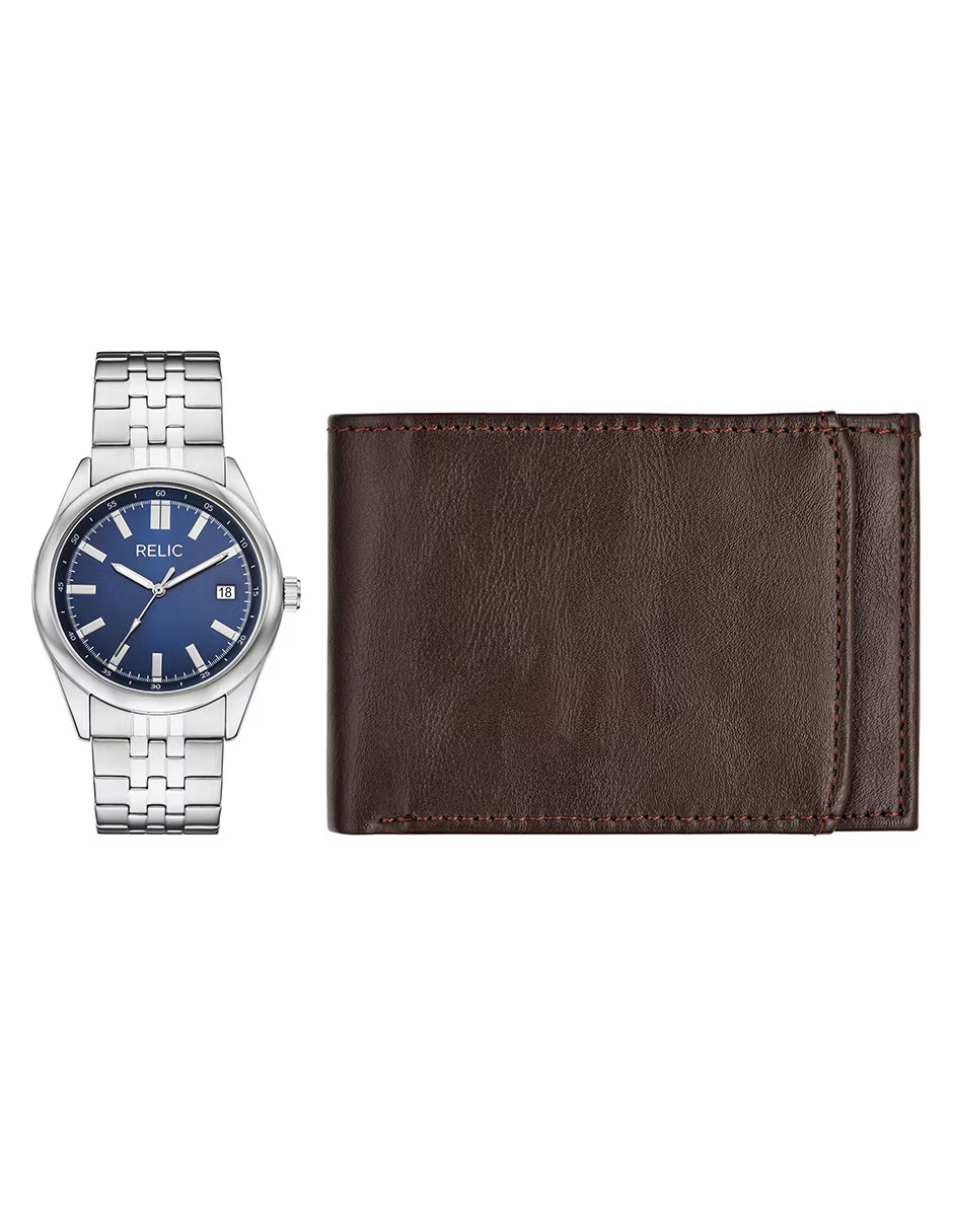 ZR97033 RELOJ RELIC CABALLERO PLATEADO MONTERREY 4